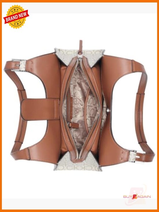 Lightweight 3 Compartments Crossbody Bag for Women Triple  Triple Compartment Satchel - Three Pockets Zipper Closure Hand-Strap